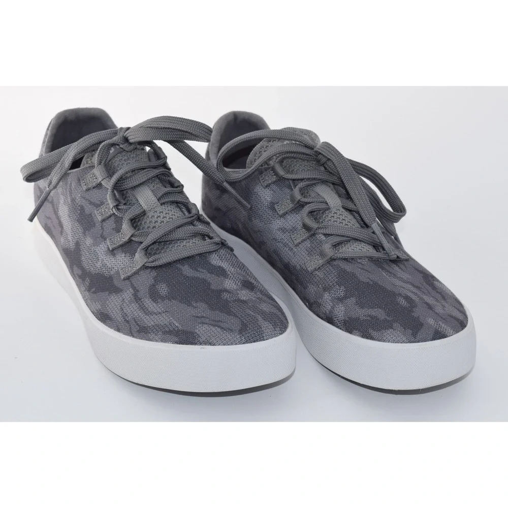 NOBULL Canvas Trainer Mens 11.5 Grey Tiger Camo Excellent Low Top Sneaker
